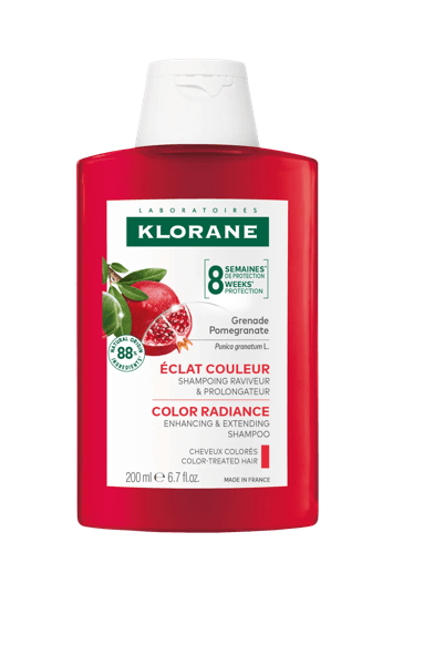 Klorane Shampoo Al Melograno Luminosità e Protezione Capelli Colorati 200 ml