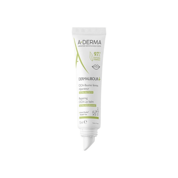 A-Derma Dermalibour+Cica Balsamo Labbra Ristrutturante 15 ml