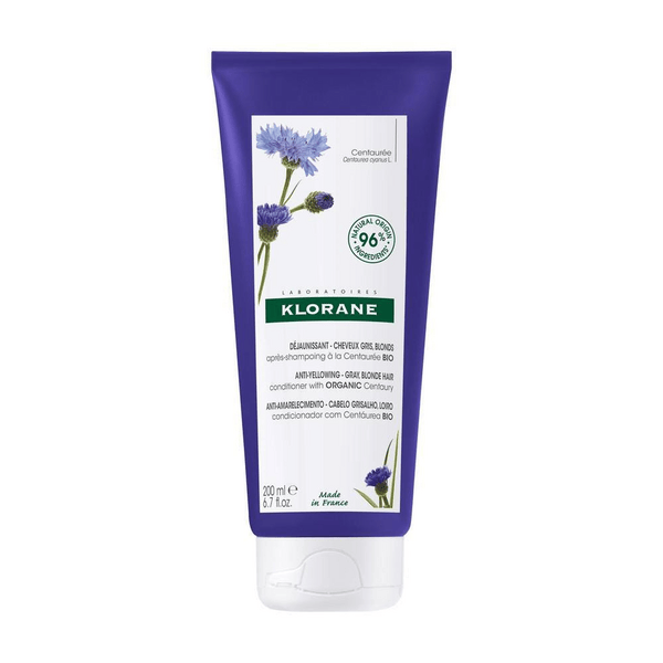 Klorane Balsamo dopo shampoo alla Centaurea BIO 200ml - Anti ingiallimento Capelli grigi e biondi 200 ml per capelli — confronto prezzi