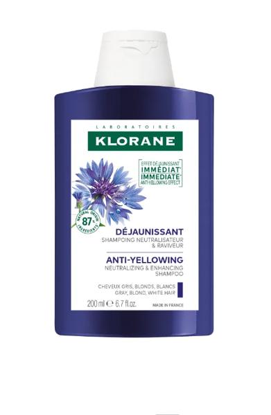 Klorane Shampoo alla Centaurea Bio Anti-Ingiallimento 200 ml