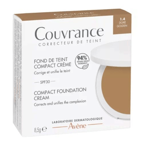 Eau Thermale Avene Couvrance Fondotinta in Crema Compatta Colore Dorato 9.5 g