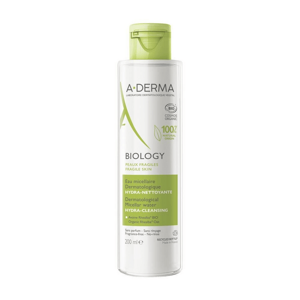 A-Derma Biology Acqua Micellare Dermatologica Idra-Detergente 200 ml