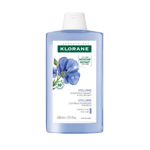 Klorane Shampoo Alle Fibre Di Lino Volumizzante Capelli Sottili 400ml
