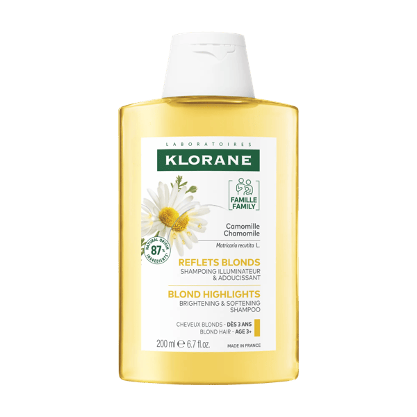 Klorane Shampoo Alla Camomilla Riflessante Capelli Biondi 200 ml