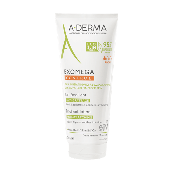 A-Derma Exomega Control Latte Emolliente Per Pelle Secca a Tendenza Atopica Nuova Formula 200ml — confronto prezzi