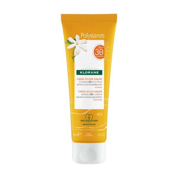 Klorane Les Polysianes Crema Solare Sublime Viso SPF 30 50 ml — confronto prezzi
