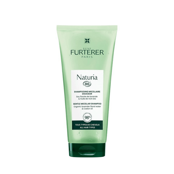 René Furterer Naturia Shampoo Micellare Ultra Delicato BIO Detergente Quotidiano Senza Solfati Per Tutta la Famiglia 200 ml