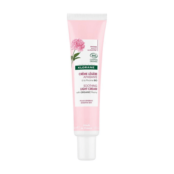 Klorane Crema Leggera Lenitiva Con Peonia Bio per Pelle Sensibile 40 ml — confronto prezzi