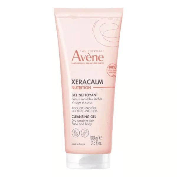 Eau Thermale Avène XeraCalm Nutrition - Gel Detergente per Pelle Secca, 100ml