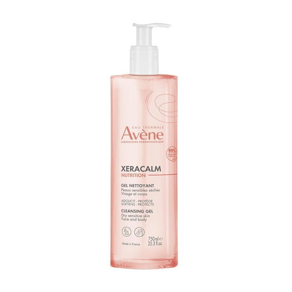 Eau Thermale Avene Xeracalm Nutrition Gel Detergente Viso e Corpo per Pelli Secche e Sensibili 750 ml