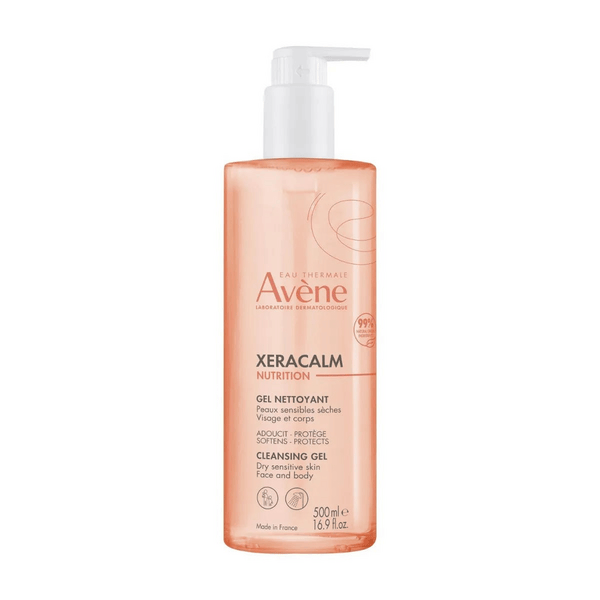 Eau Thermale Avene Xeracalm Nutrition Gel Detergente Viso e Corpo per Pelli Secche e Sensibili 500 ml