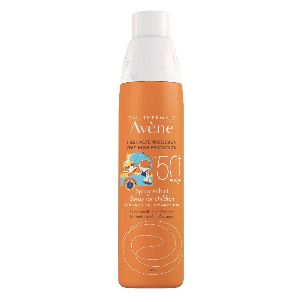 Eau thermale avene solare spray bambino spf 50+ 200 ml nuova formula