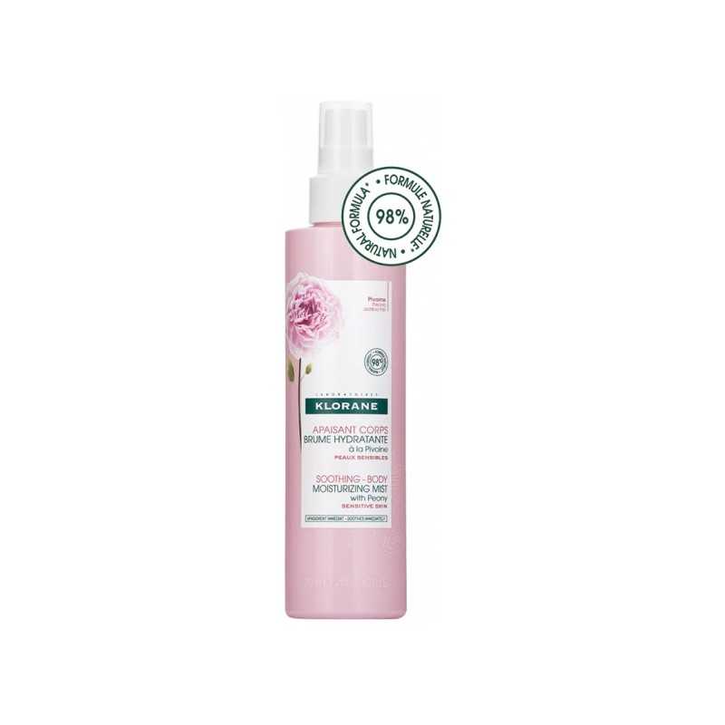 Klorane latte idratante nebulizzato alla peonia 200 ml