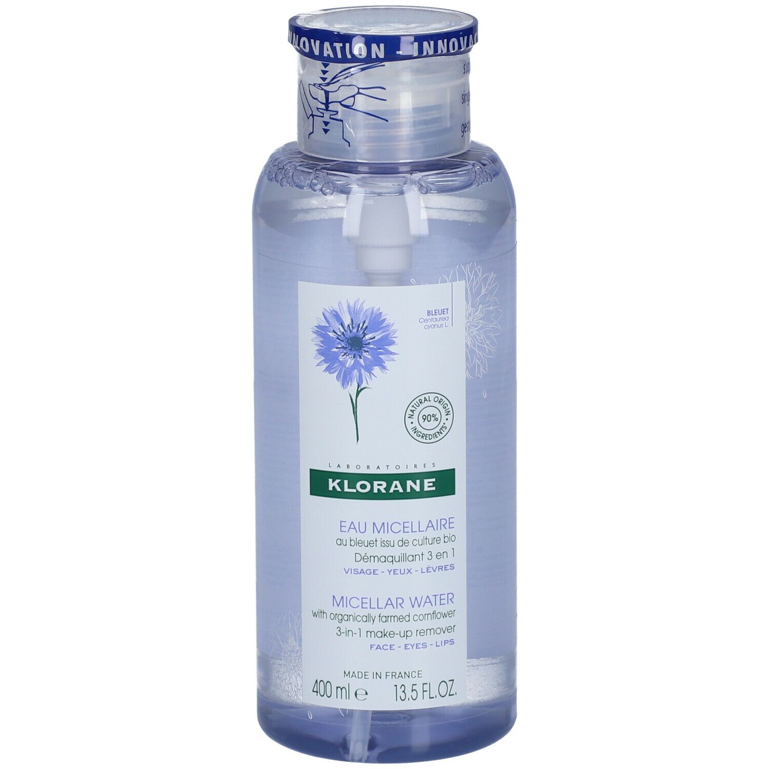 Klorane acqua micellare fiordaliso bio 400 ml