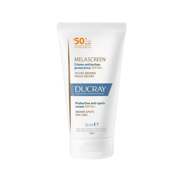 Ducray Melascreen Crema Anti-macchie Protettiva SPF50+ per Pelle Secca 50 ml