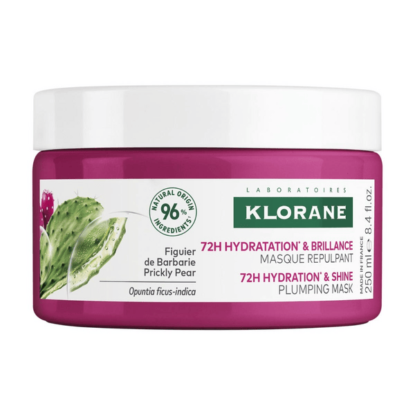 Klorane Maschera Rimpolpante al Fico d'India 250 ml Idratazione Capelli Secchi
