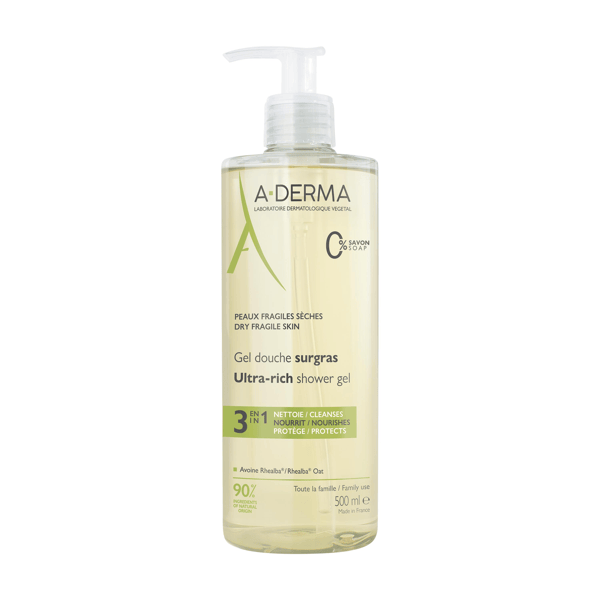 A-Derma Les Indispensables Gel Doccia Surgras 500 ml — confronto prezzi