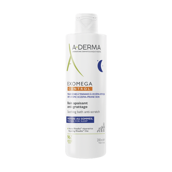 A-Derma Exomega Control Bagno Lenitivo Anti-grattage Per Pelle Secca e a Tendenza Atopica 250 ml