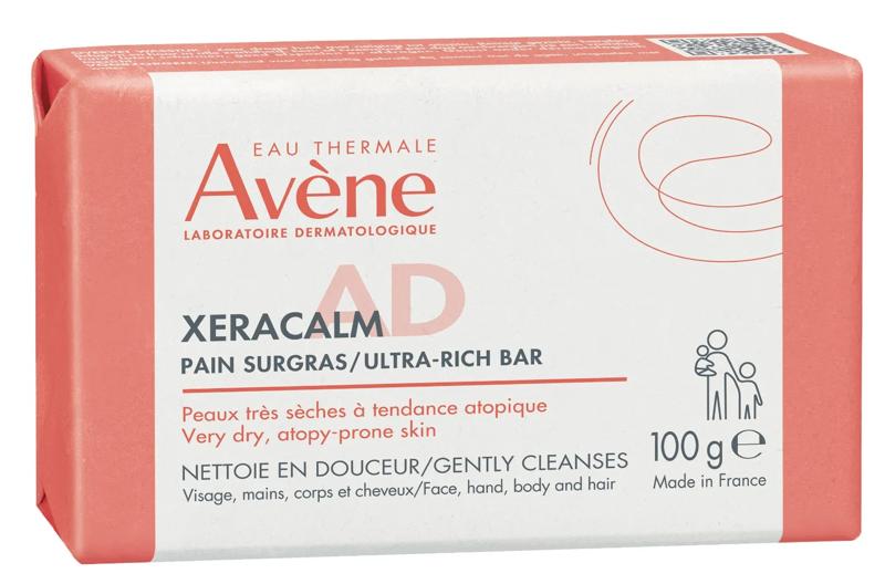 Eau Thermale Avene XeraCalm A.D Pane Detergente Surgras Anti-Prurito per Pelle Molto Secca 100 gr