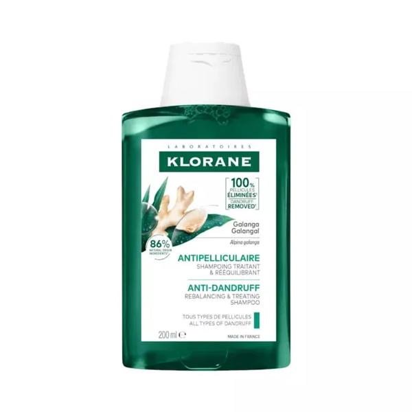 Klorane Shampoo Trattante Antiforfora Equilibrante con Galanga 200 ml