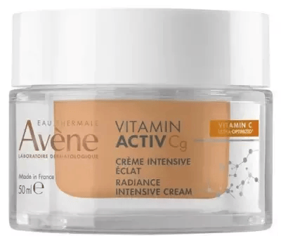 Eau Thermale Avene Vitamin Activ Cg 50 ml Crema Intensiva e Illuminante Viso Anti-Rughe con Vitamina C, Acido Ialuronico e Niacinamide