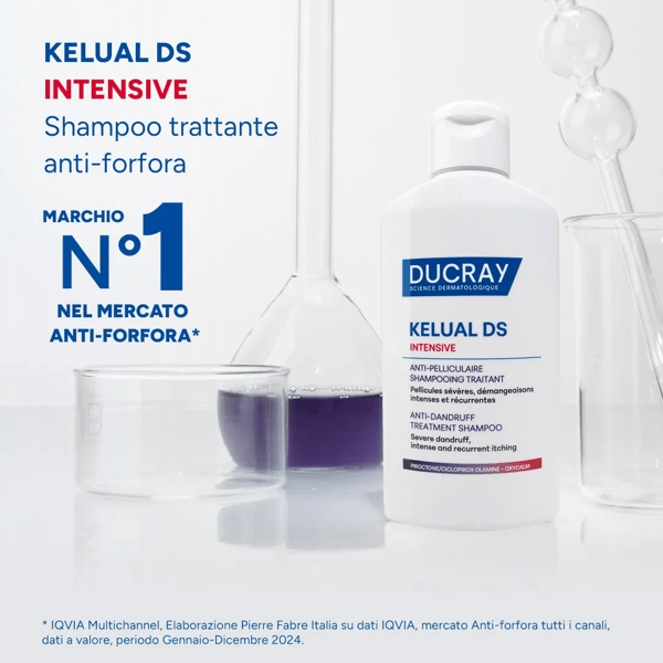 Ducray Kelual DS Intensive 100 ml Shampoo Trattante Anti-Forfora e Prurito