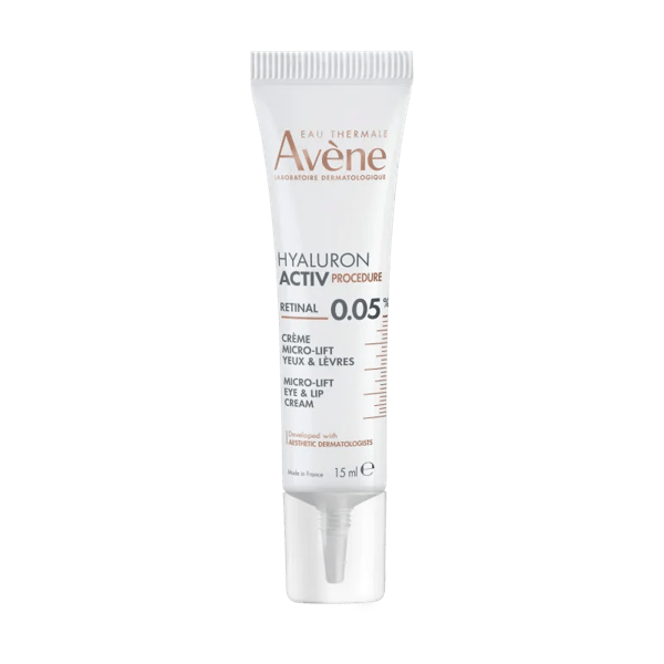 Eau Thermale Avene Hyaluron Activ Procedure Micro-Lift Crema Labbra e Occhi 15 ml Corregge Rughe Effetto Lifting Occhi