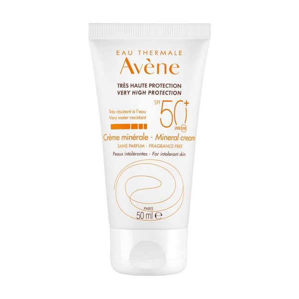 Eau Thermale Avene Solare Crema Schermo Minerale Viso SPF 50+ Protezione Molto Alta 50 ml