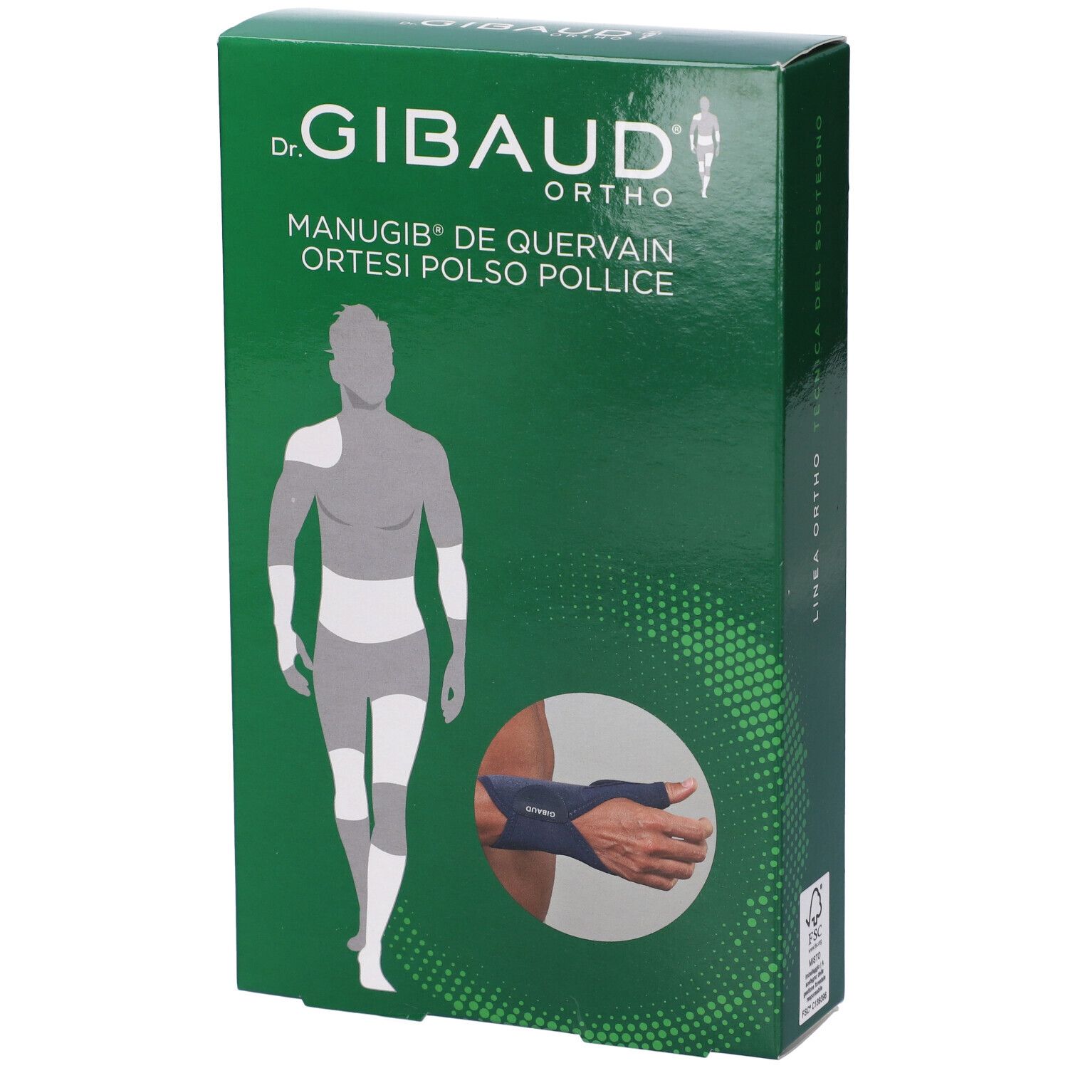 Manugib De Quervain Ortesi Polso Pollice Dr Gibaud Ortho Destra 2 1 St
