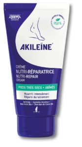 Akileine blu crema piedi secchi 75 ml