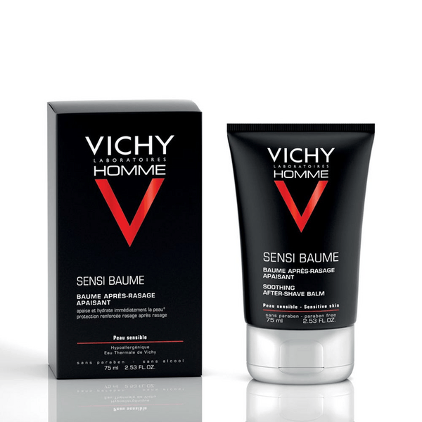 Vichy Homme Sensi Baume Balsamo Dopobarba Lenitivo Pelle Sensibile 75ml