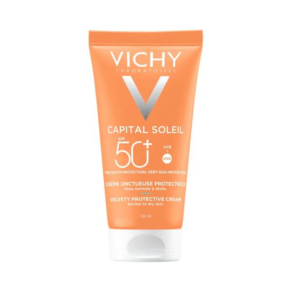 Vichy Ideal Soleil Crema Viso Vellutata SPF50 Ipoallergenica Pelle Normale Secca 50ml