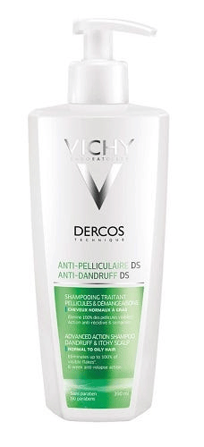 Vichy Dercos Shampoo Antiforfora 390 ml Capelli Normali Grassi Con Disolfuro Di Selenio