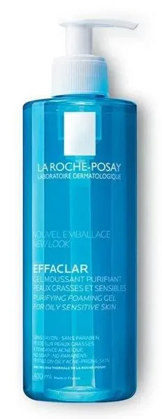 La Roche Posay Effaclar Gel Mousse Detergente Purificante Viso 400 ml Per Pelle Grassa