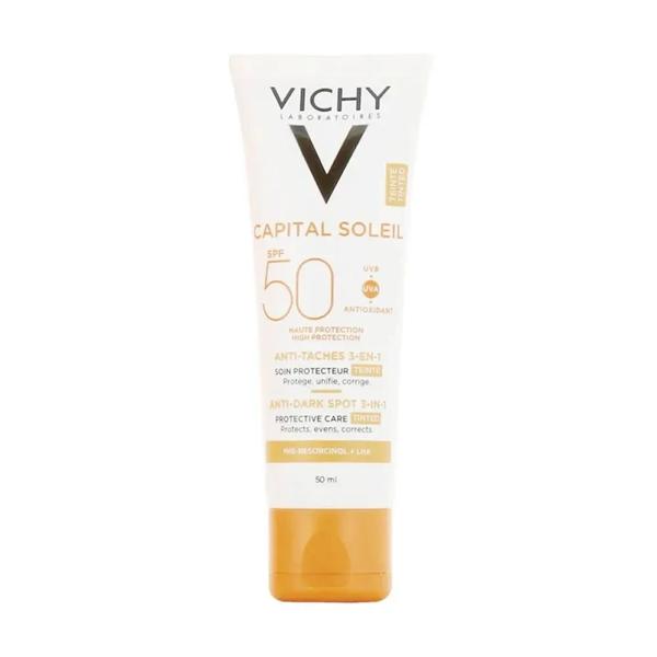 Vichy Capital Soleil Crema Solare Viso Anti-Macchie Colorata SPF50 50ml