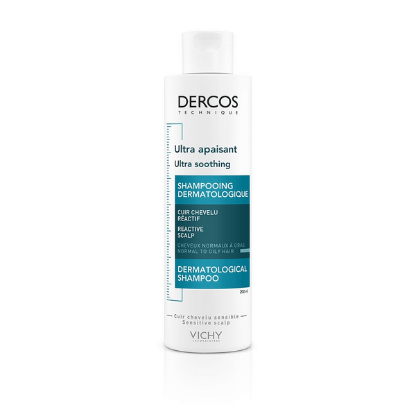 Vichy Dercos Shampoo Ultra Lenitivo Cute Sensibile Capelli Normali Grassi 200ml