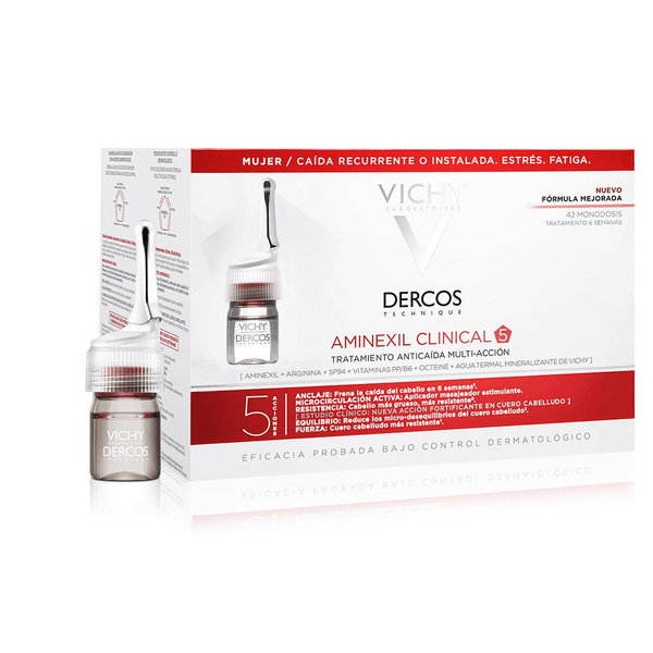 Vichy Dercos Aminexil Intensive 5 Donna Trattamento Anticaduta 42 Fiale Da 6ml