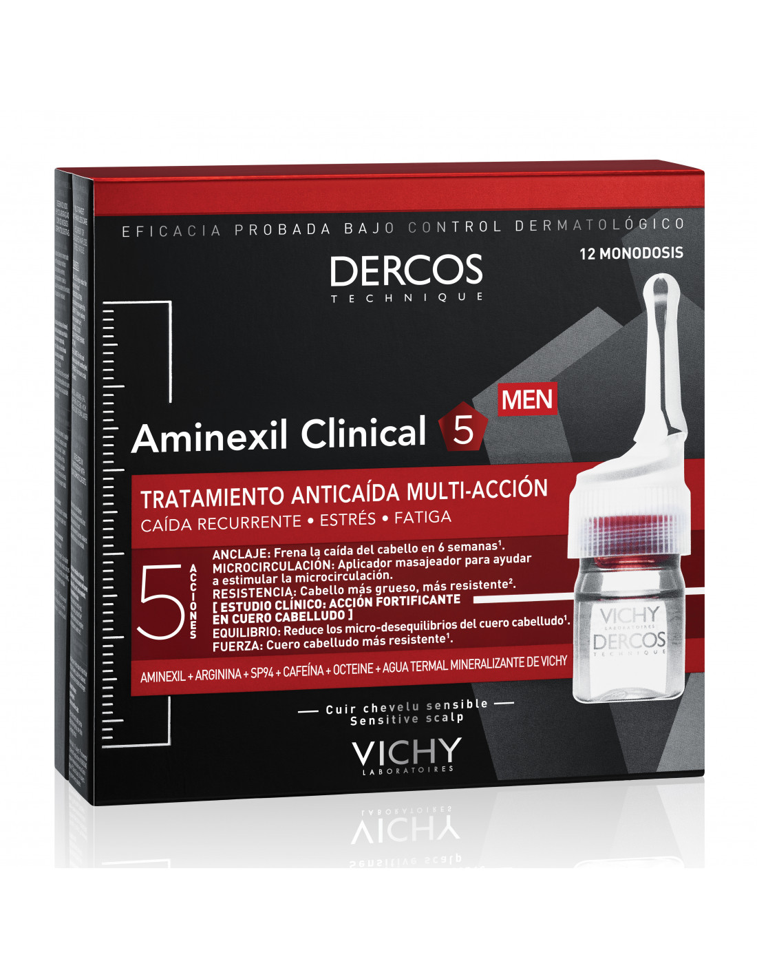 DERCOS AMINEXIL UOMO 12F 6ML — confronto prezzi
