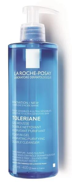 La Roche Posay Toleriane Gel Detergente Viso Schiumogeno Pelle Sensibile 400ml