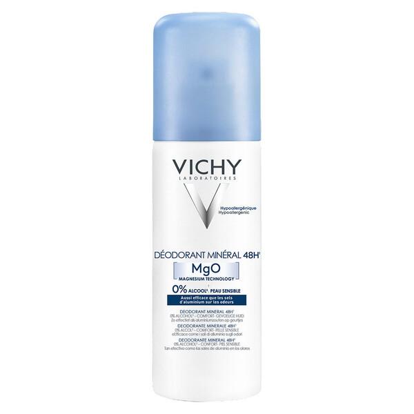 Vichy Deodorante Minerale Spray 48h Pelle Sensibile Senza Sali Alluminio 125ml