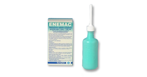 Enemac Soluzione Rettale Clistere 6,1 g/100 ml+ 6 g/100 ml Monodose 130 ml — confronto prezzi