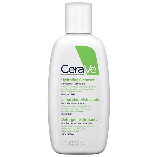 Cerave Detergente Idratante Viso e Corpo per Pelli Normali/Secche con Ceramidi 88ml