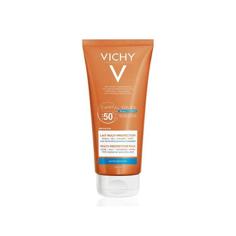 Vichy Capital Soleil Beach Protect SPF 50+ - Latte solare multi-protezione corpo - 200 ml