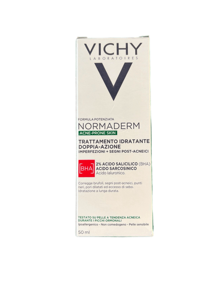 Vichy Normaderm Phytosolution Trattamento Viso Doppia Azione Pelle Grassa 50ml