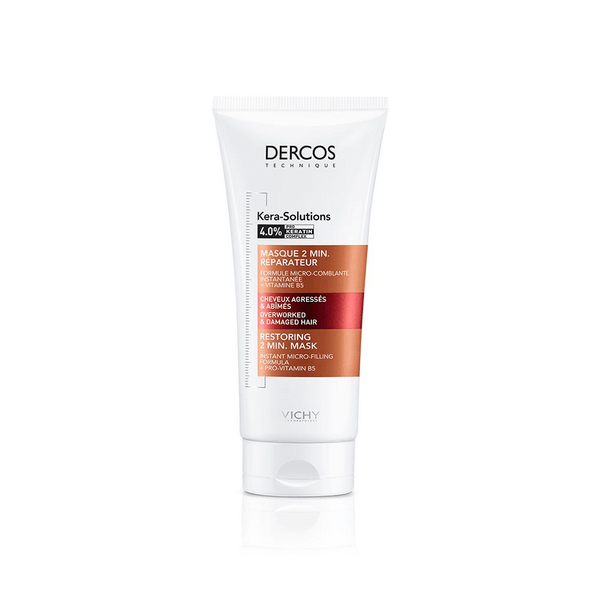 Vichy Dercos Kera Solutions Maschera Riparatrice Capelli Danneggiati 200ml