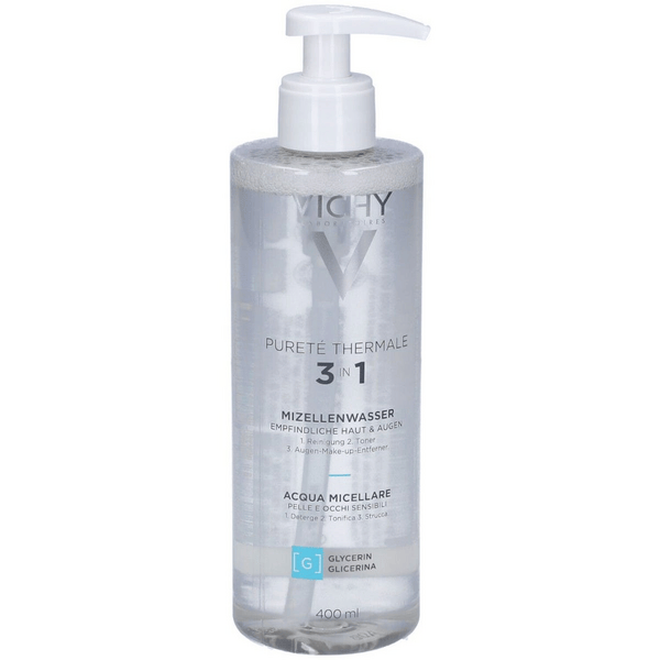 Vichy Pureté Thermale Acqua Micellare Minerale per Pelli Sensibili 400ml