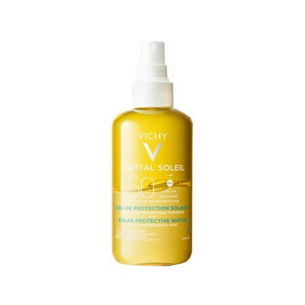 Vichy Capital Soleil Acqua Solare SPF50 Protezione Solare Idratante 200ml