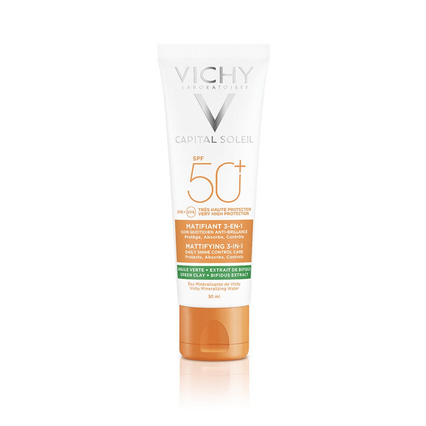 Vichy Capital Soleil Trattamento Opacizzante 3in1 SPF50+ Pelle Acneica 50ml