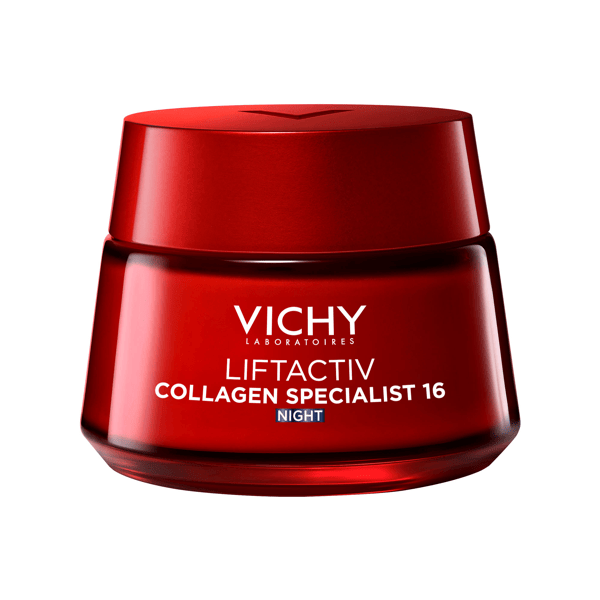 Vichy Liftactiv Specialist Collagen Notte Crema Viso Antirughe Pelle Matura 50ml