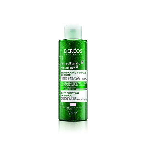 Vichy Dercos Shampoo Peeling Antiforfora Capelli Grassi Dermatologicamente Testato 250ml